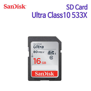 샌디스크 SD Card Ultra Class10 533X